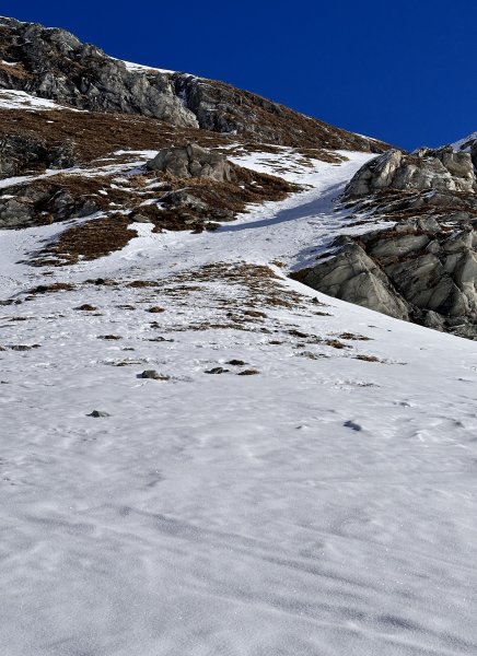 Steilstufe zur Querung