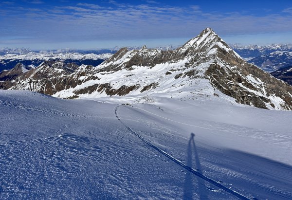 Anstieg am oberen Kees mit Kitzsteinhornblick