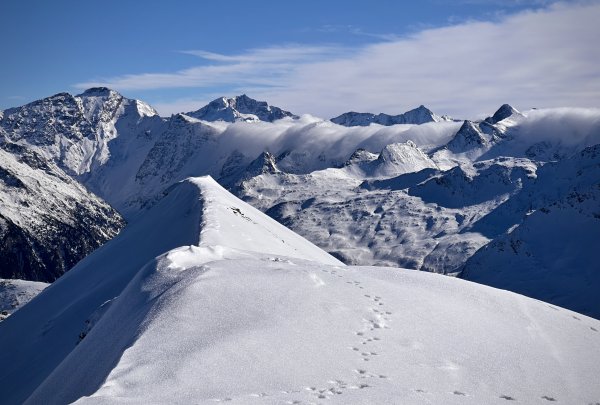 Ankogel und Hochalmspitze mit Föhnwalze
