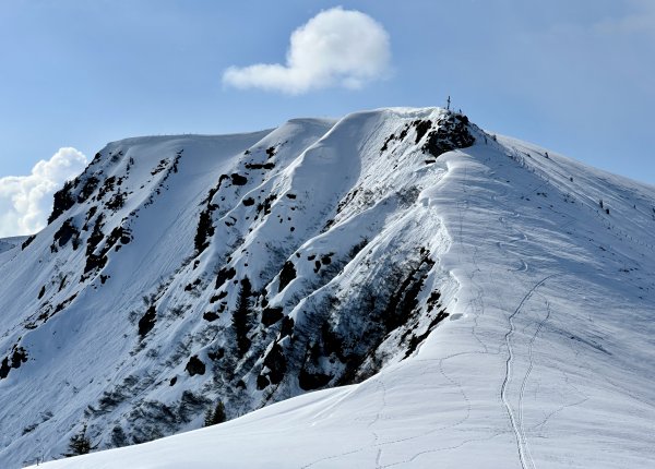 Schön zu fahren, sonst meistens blankgeweht
