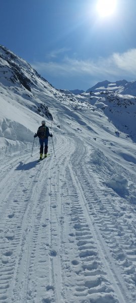 Langtalereckhütte Zustieg