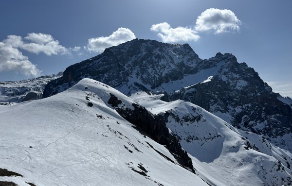 in der Torscharte, Hochseilerblick