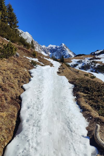 Einbahnverkehr, aber es geht nocht