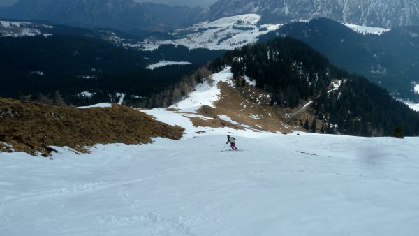 Abfahrt nicht ganz mühelos