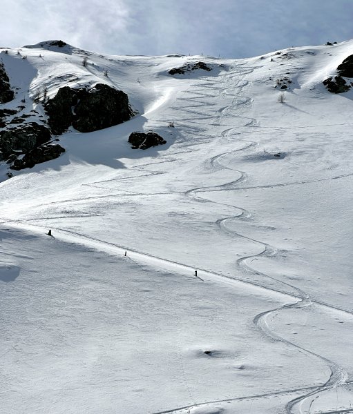 direkte Abfahrt (und vorher Aufstieg) Leitenkogel