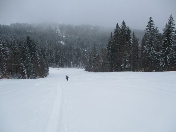 Aufstieg vom Kurvenlift