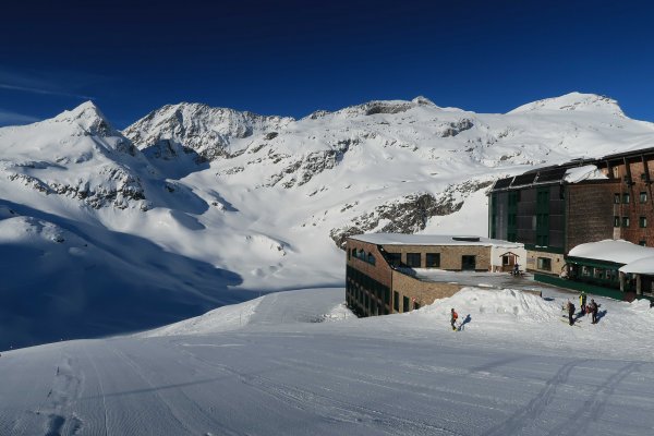 Morgendlicher Blick von der Rudolfshütte Richtung Sonnblick