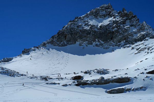 Pulverabfahrt unter der Granatspitze