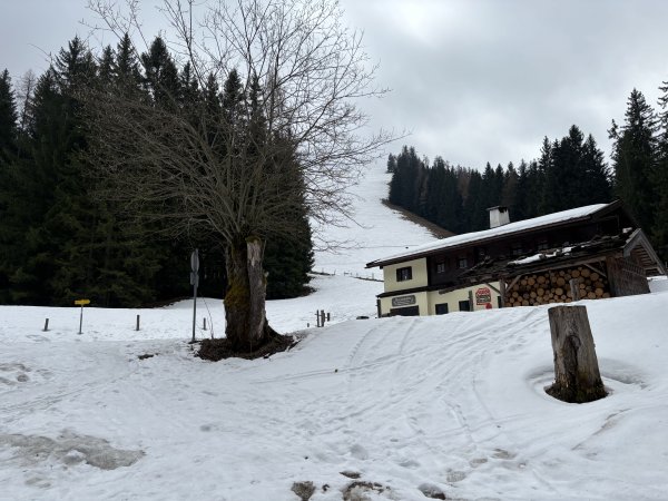 Enzianhütte. Ein paar Tage geht es noch