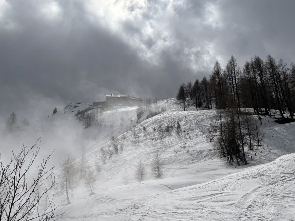 Heroische Stimmung beim Purtschellerhaus