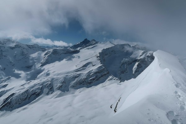 Schnell ein Foto vom Glocki, bevor die nächste Wolke kommt