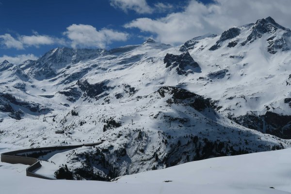 Blick zur Granatspitze, Sonnblick und Hochfillegg
