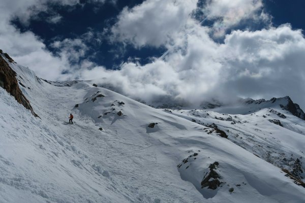 Abfahrtsrinne vom Mitterbirg
