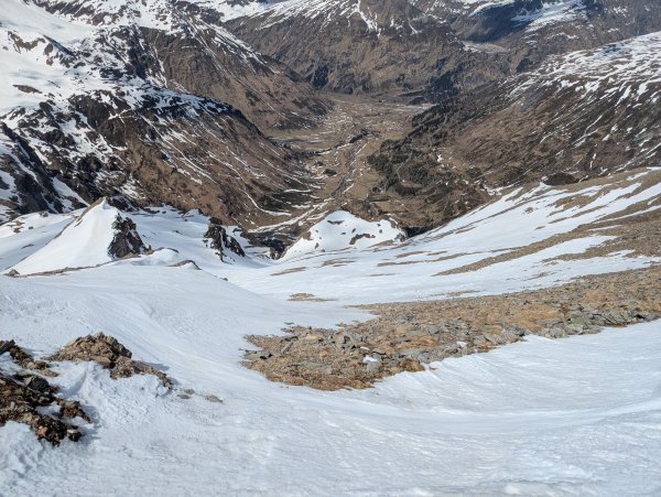 Einfahrt Wallnerrinne