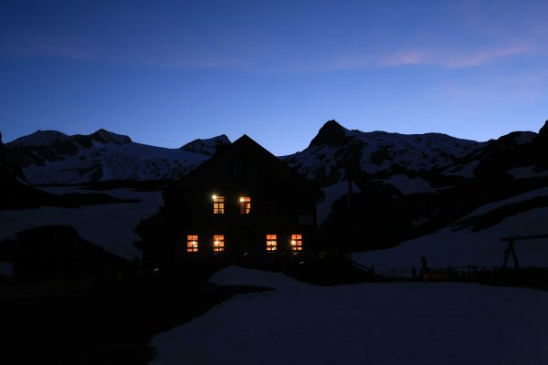 Morgendliches Erwachen auf der Johannishütte