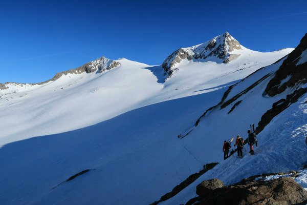 Beginn Abstieg zum Gletscher