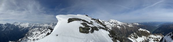 Pano vom Ritterkopf bis zum Zeller See