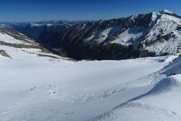 Blick vom Ziel zurück