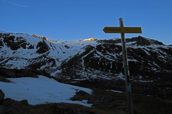 Sonnenaufgang auf der Schlieferspitze