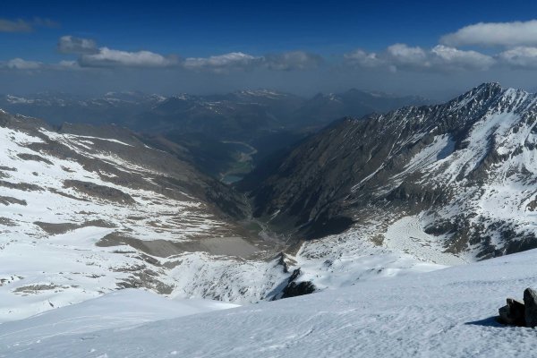 Talblick vom Skidepot