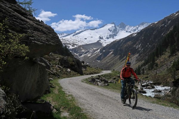 Bike-Rückfahrt durchs schöne Wildgerlostal