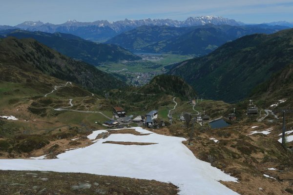 Der Kunstschnee hält einfach lange her