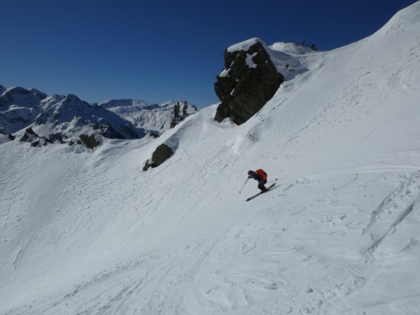 Natürliche Halfpipe