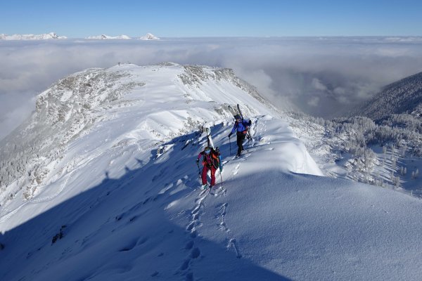 winterlicher Schrockengrat