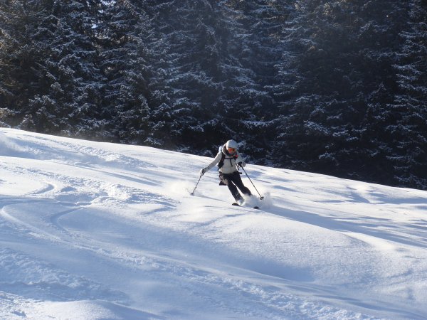 Abfahrt unterhalb der Beisteiner Alm