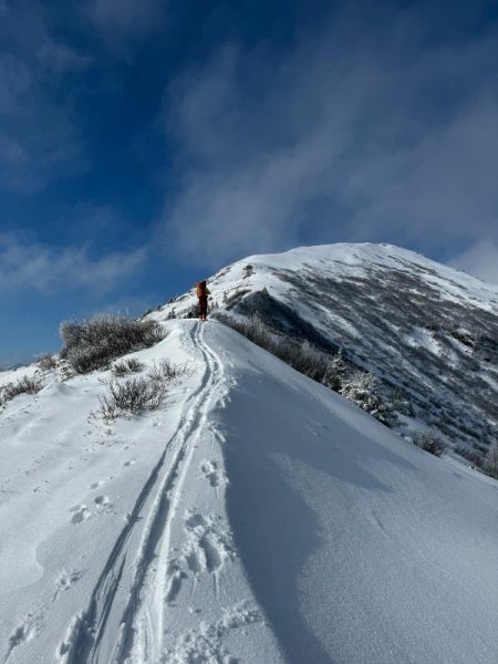 Das letzte Stück vor dem Gipfelanstieg