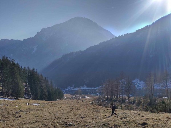 Abstieg zur Linsalm