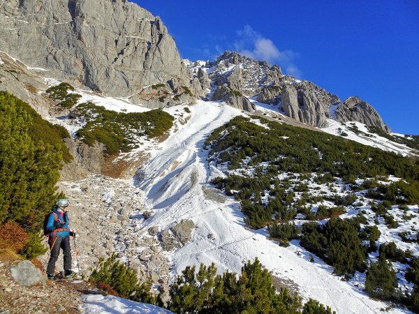 Rückblick hinteres Gamsfeld