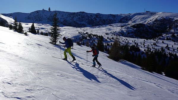 Blick zum Gr. Speikkogel (2.140m) und zum Steinschneider (2.070m)